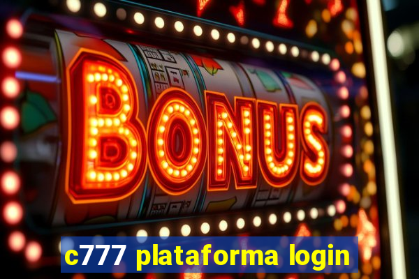 c777 plataforma login